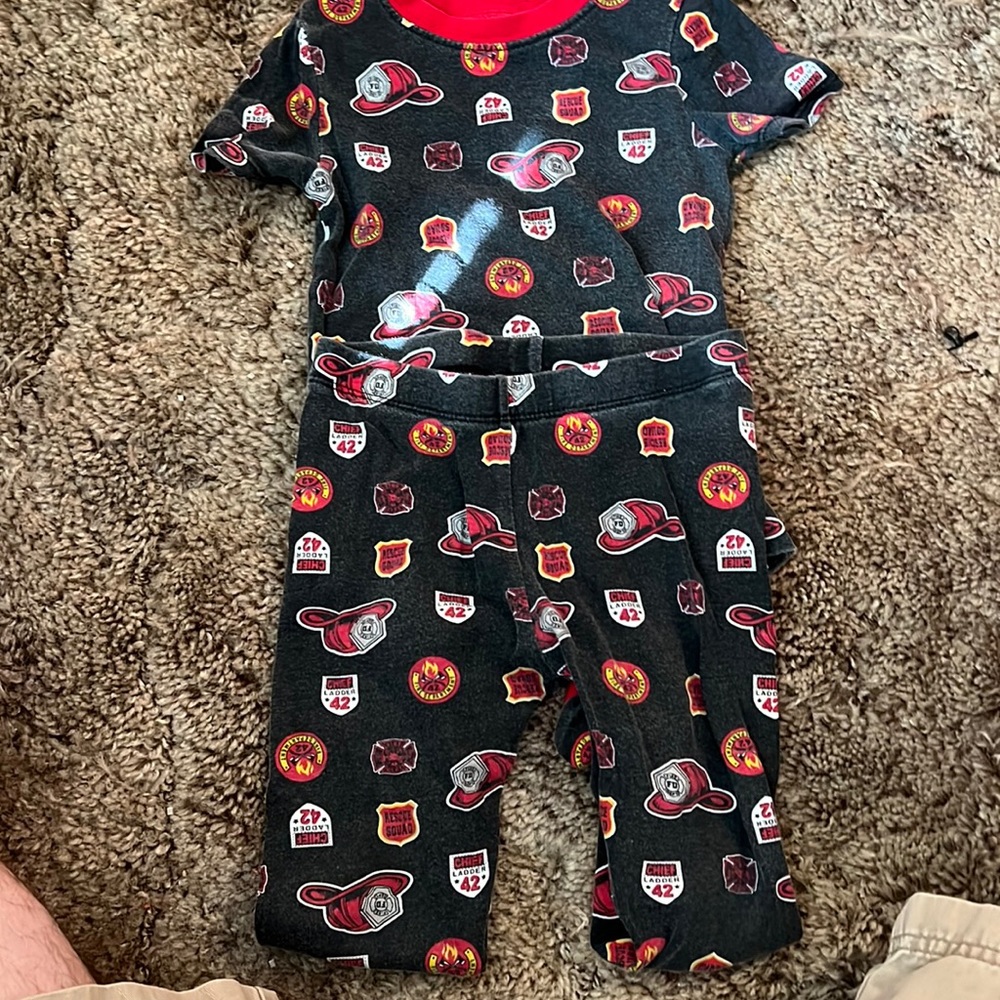 Fire department pajama set